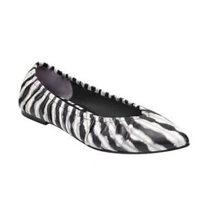 🆕️ Sigerson Morrison Lahela Ruched Pointed Toe Flats in Tie Dye Sz 36